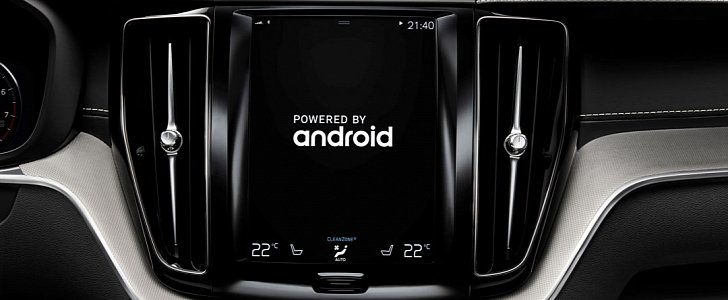 Volvo with Android infotainment