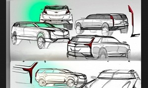 Futuristic Cadillac SUV With Pillarless Sides and Rear Barn Doors Comes From GM