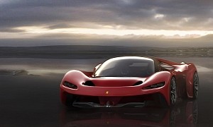 Futuristic ICE-Powered Ferrari Hypercar Looks Ready to Show the CGI Way Forward
