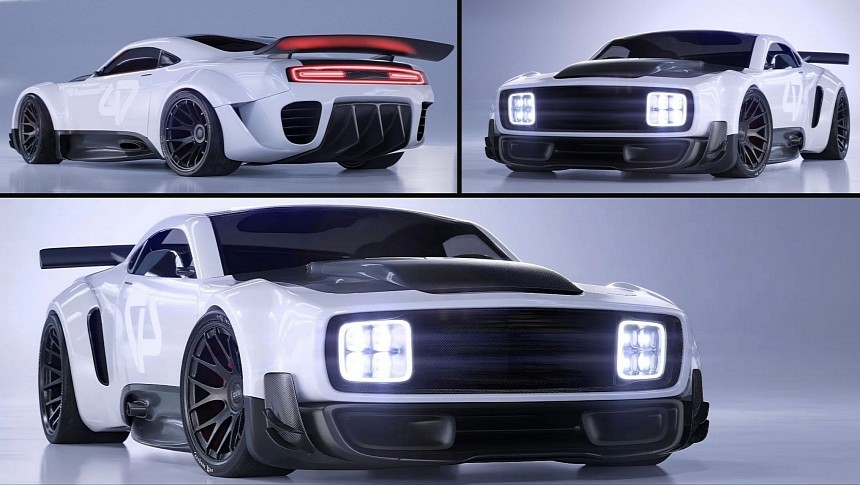 Muscle car design project by willgibbonsdesign and Harald Belker