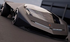 Futuristic Lamborghini Hypercar Could Be the Digital Answer to Ferrari’s Monza SP1