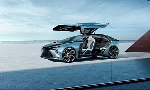 Futuristic Lexus LF-30 Electrified Has Gullwing Doors, In-Wheel Electric Motors