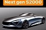 Futuristic Next-Gen AP3 Honda S2000 Roadster Comes Alive Before Our Eyes in CGI