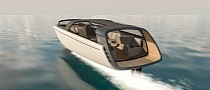 Futuristic Superyacht Tender Alte Volare Combines Electric Power With Foiling Technology