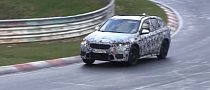 FWD BMW X1 Spotted on the Nurburgring