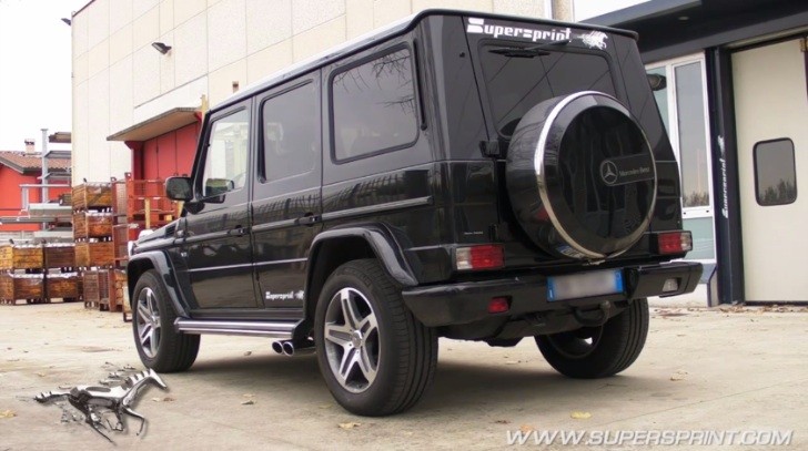 Mercedes-Benz G 500 (W463) With Supersprint Exhaust System.