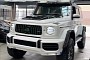 Mercedes-AMG G 63 4x4 Squared Dressed With Brabus Attire Becomes a Custom Snow-White