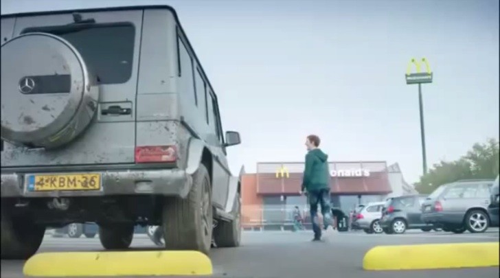 Mercedes-Benz G 63 AMG in McDonald's Commercial