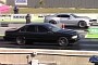 G-Body Shuffle Turbo Chevy Impala Drags Camaro ZL1 and CTS, Stranger Things Happen
