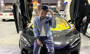 G Herbo Couldn't Be More Pleased With His Black McLaren GT, It Has a Yellow Interior