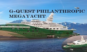 G-Quest Is a Gargantuan Megayacht With a Heart of Gold and Very Green Credentials