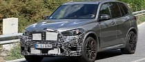 G05 BMW X5 M LCI Makes Surprise Appearance With Almost No Camouflage on the Body