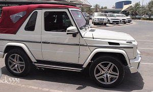 G63 AMG 2-Door Convertible Spotted in Dubai