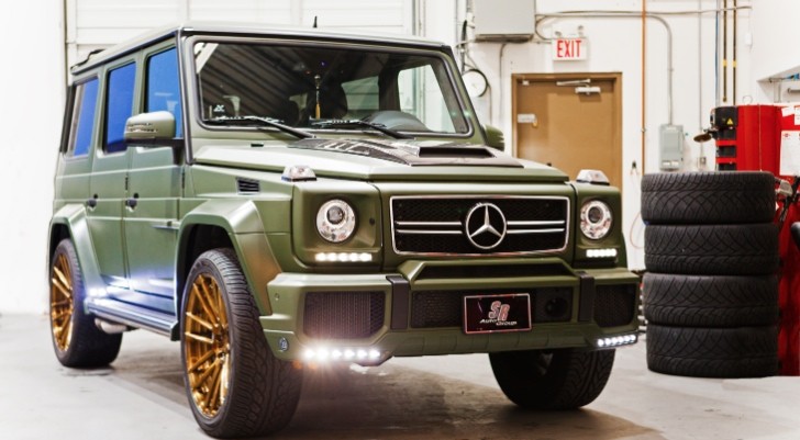 G63 AMG Overkill: Brabus Parts, Army Look and Bronze Wheels