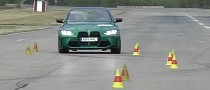 G80 BMW M3 Competition RWD Takes Dreaded Moose Test, Passes It With Flying Colors