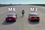 G80 BMW M3 Competition U-Drag Races F92 BMW M8 Competition, It's Very Close