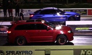 G80 BMW M3 Drags Trackhawk, Camaro, Delivers America vs Import Show of Force