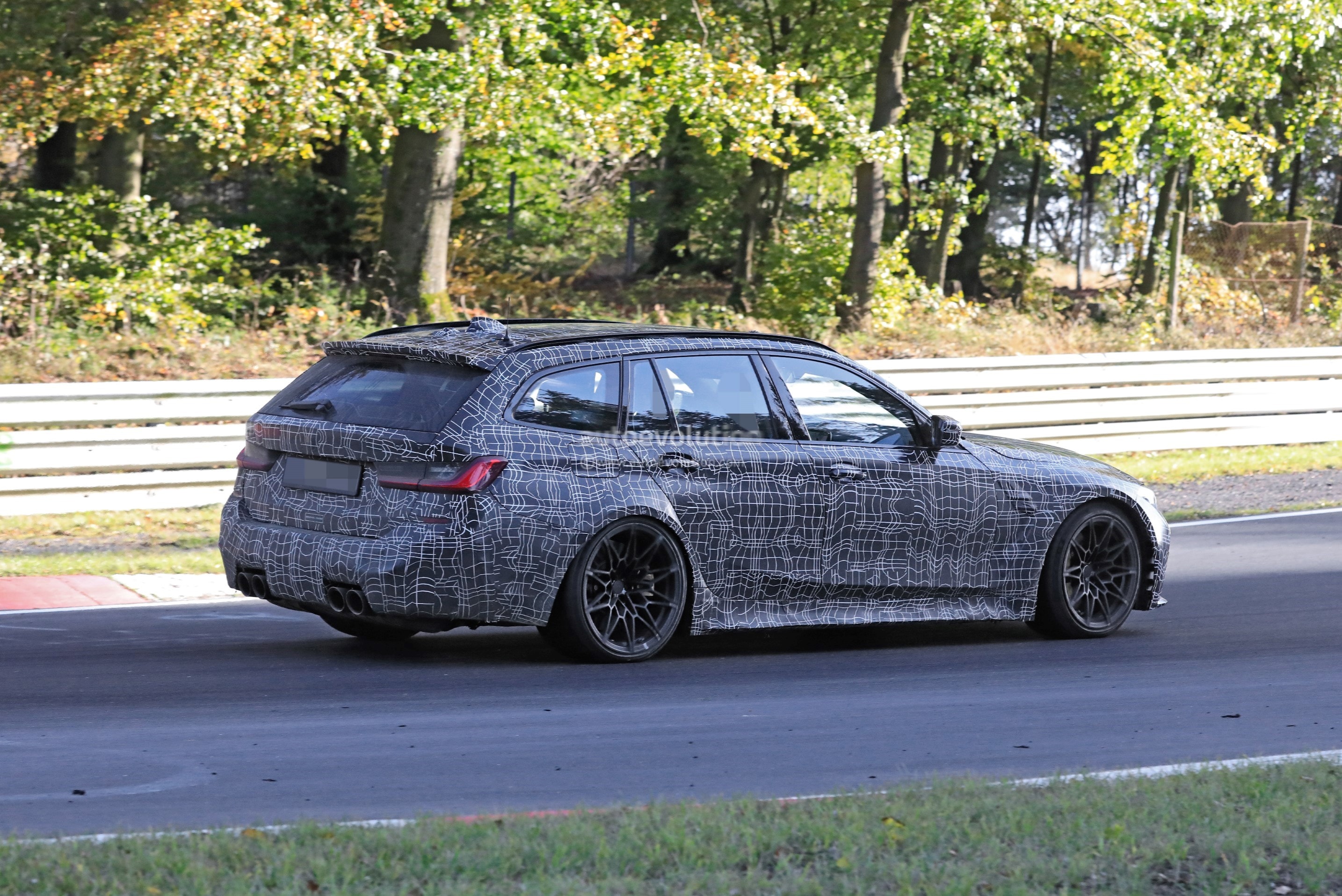 G81 BMW M3 Touring Spied at the Nurburgring Wide Fenders, Laser Lights - autoevolution