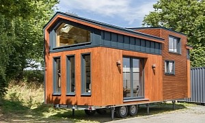Gaïa Is Baluchon's Largest Tiny House on Wheels to Date, Still Compact and Charming