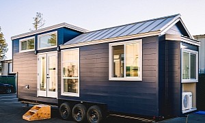 Gallery 30 Tiny Home Blends a Sleek Dark Exterior With a Bright and Spacious Interior