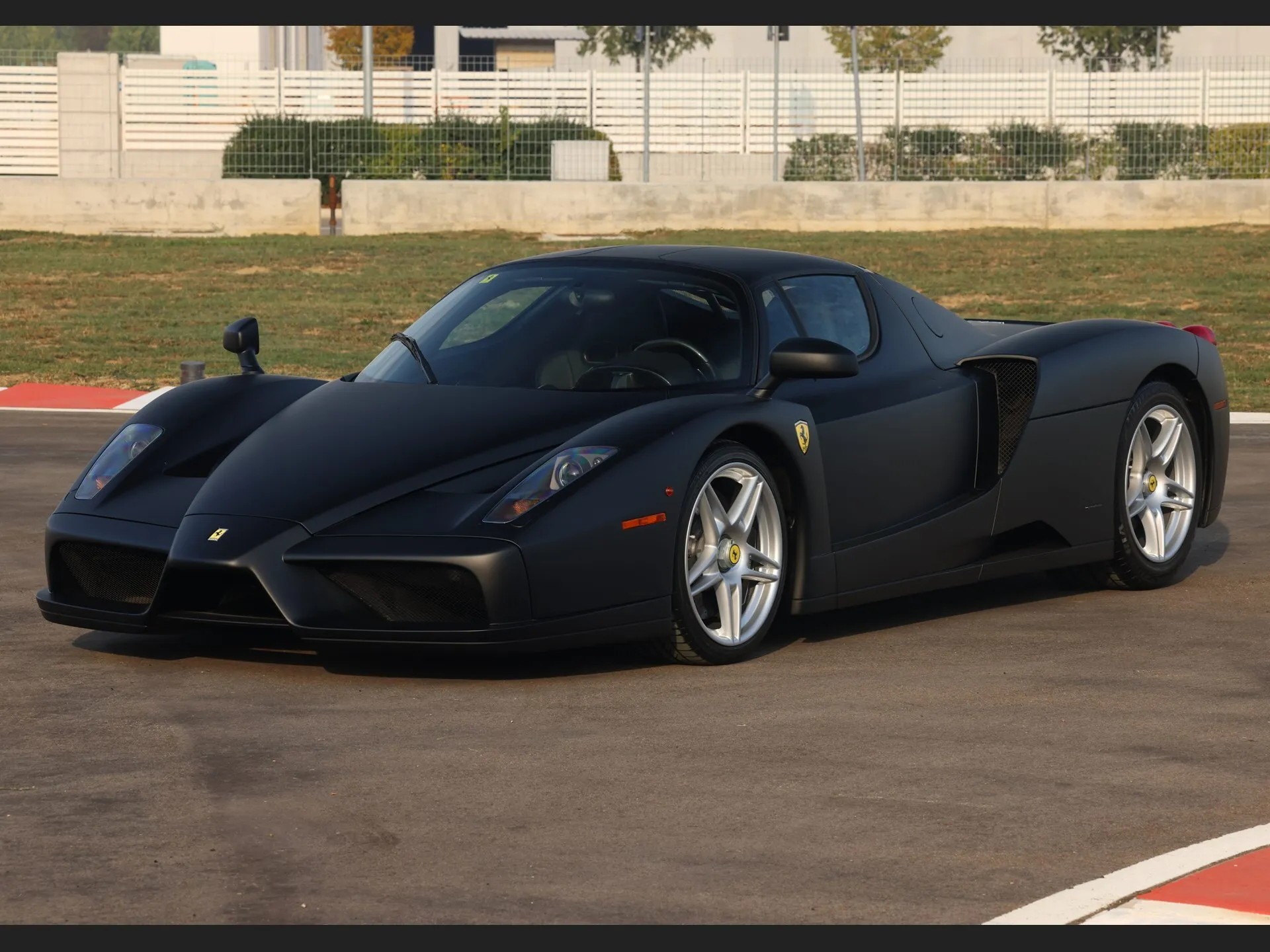1 Of 1 Matte Black Ferrari Enzo Brings Us Back To The Simpler Times Of