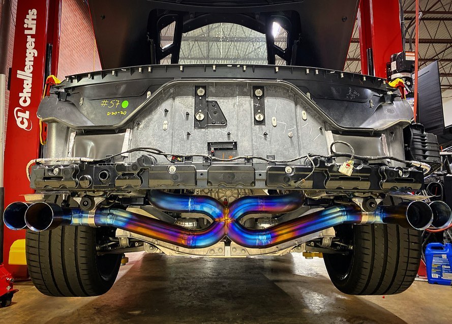 C8 Corvette Gets $10,000 Titanium Race Exhaust, Sounds Really Nice