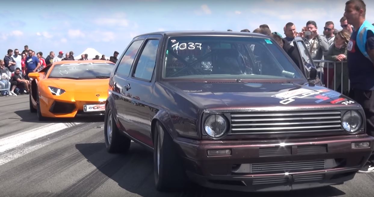 1,600 HP Volkswagen Golf Has Two VR6 Engines, Hits 190 MPH in the 1/2 Mile  - autoevolution
