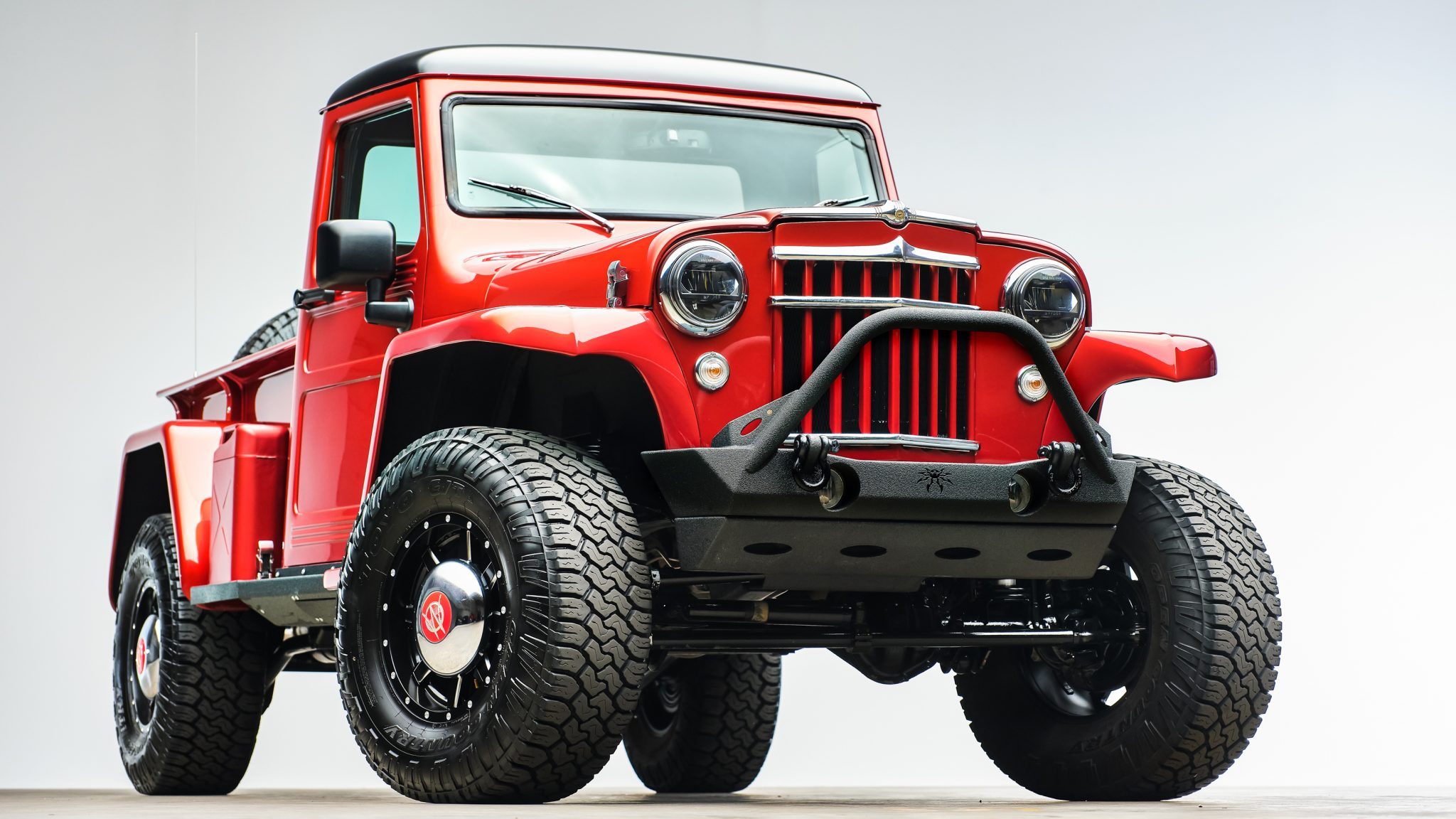 1955 Willys Jeep Pickup With JK Wrangler Chassis Rocks Supercharged V6  Engine - autoevolution
