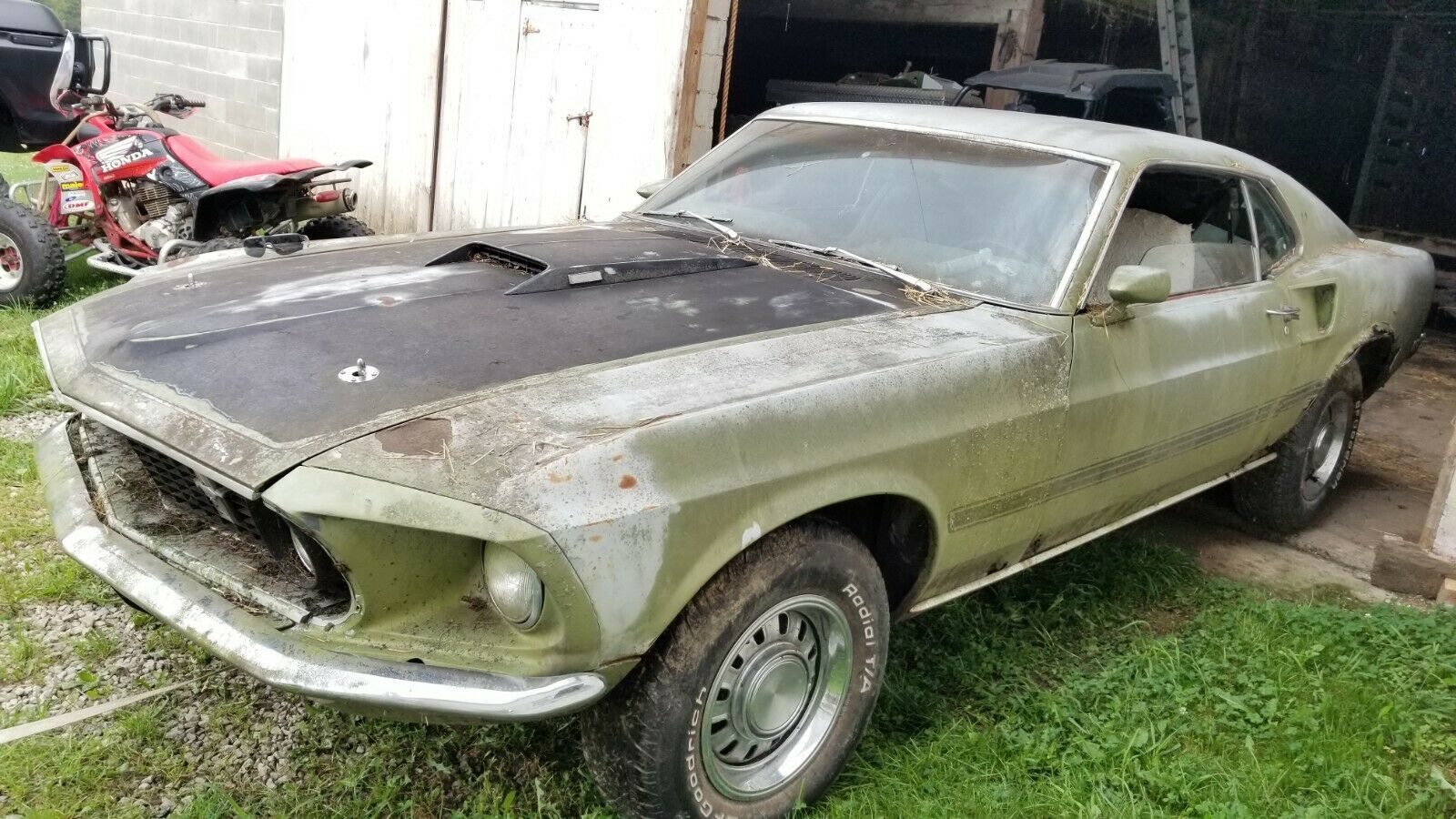 1969 Ford Mustang Mach 1 Sees Daylight After 35 Years, Flaunts Numbers ...