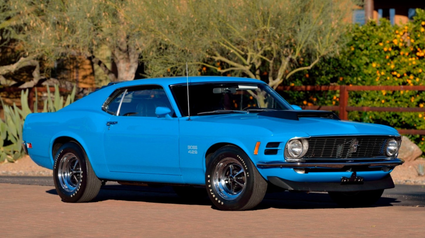 navneord entanglement modtagende 1970 Ford Mustang Boss 429 Fastback Is a 7k-Mile Deja Vu in Grabber Blue -  autoevolution