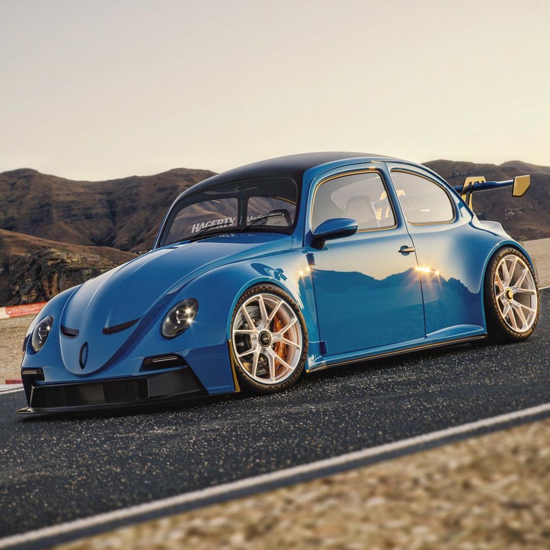 Unglaublich! Dieser Künstler verwandelt den VW Käfer in einen Porsche 992  GT3