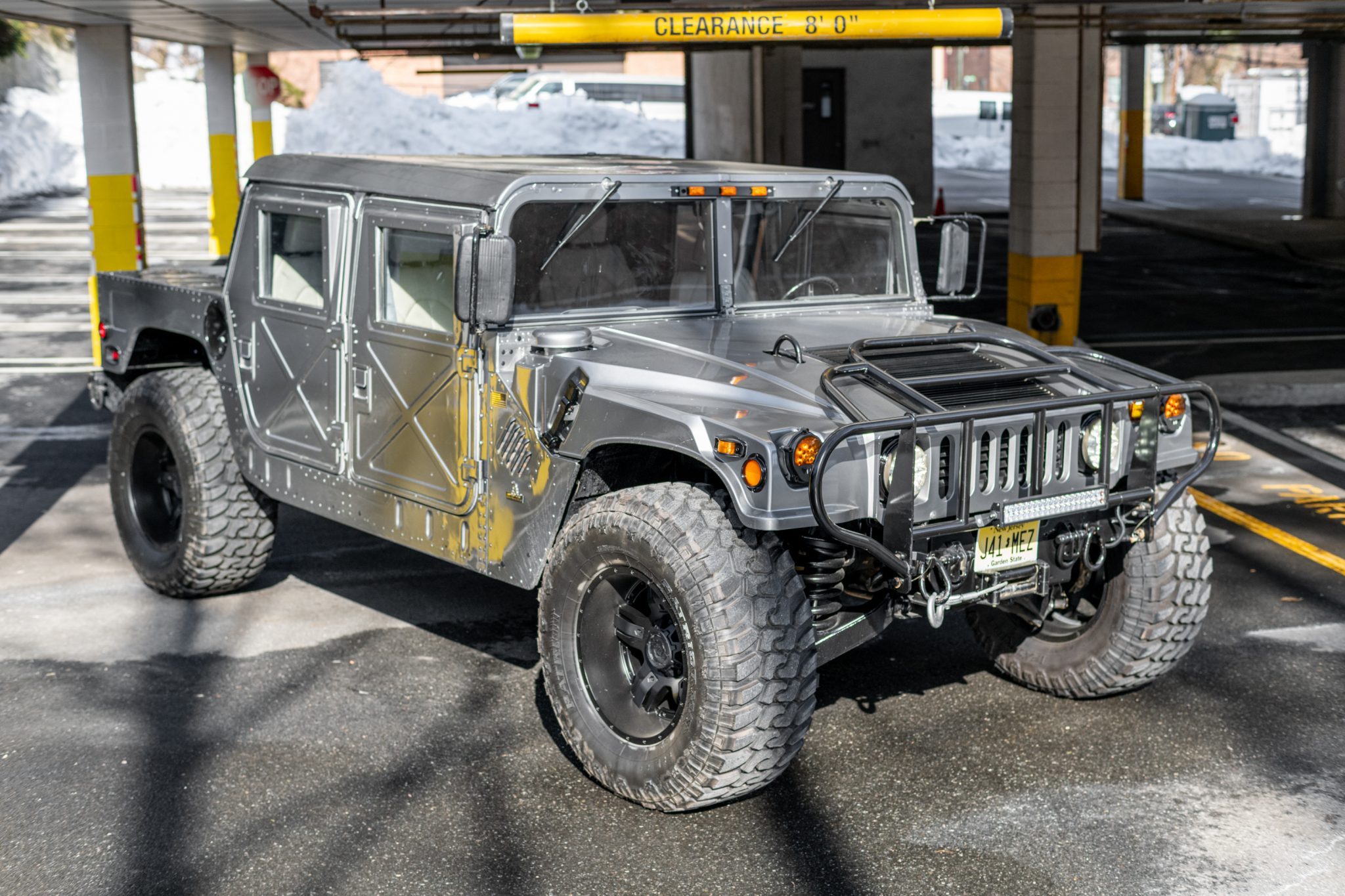 1995 Atomic Silver Hummer H1 on 40-in Tires, "That's How Ruff Ryders ...