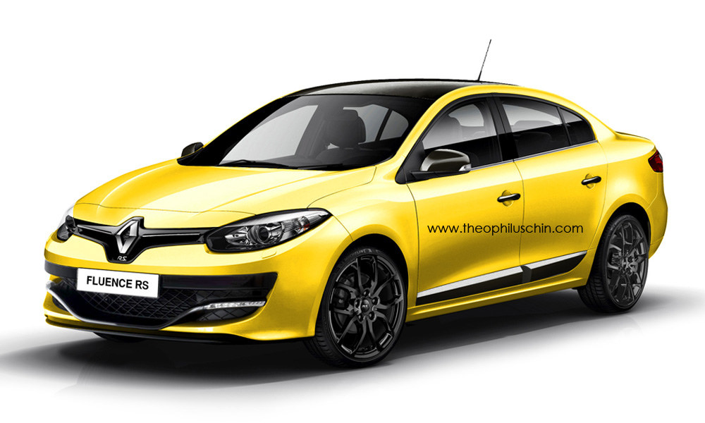 2014 Renault Fluence Rs Hot Sedan Rendered Autoevolution