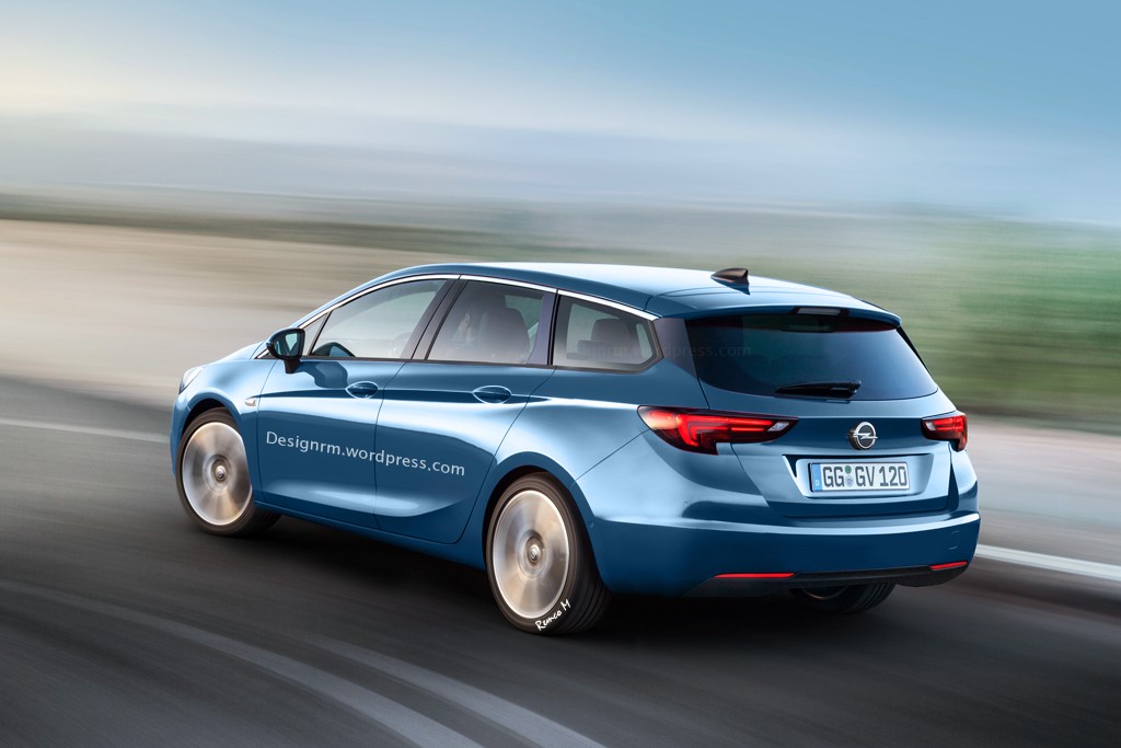 15 Opel Astra K Imagined As A Sports Tourer Autoevolution