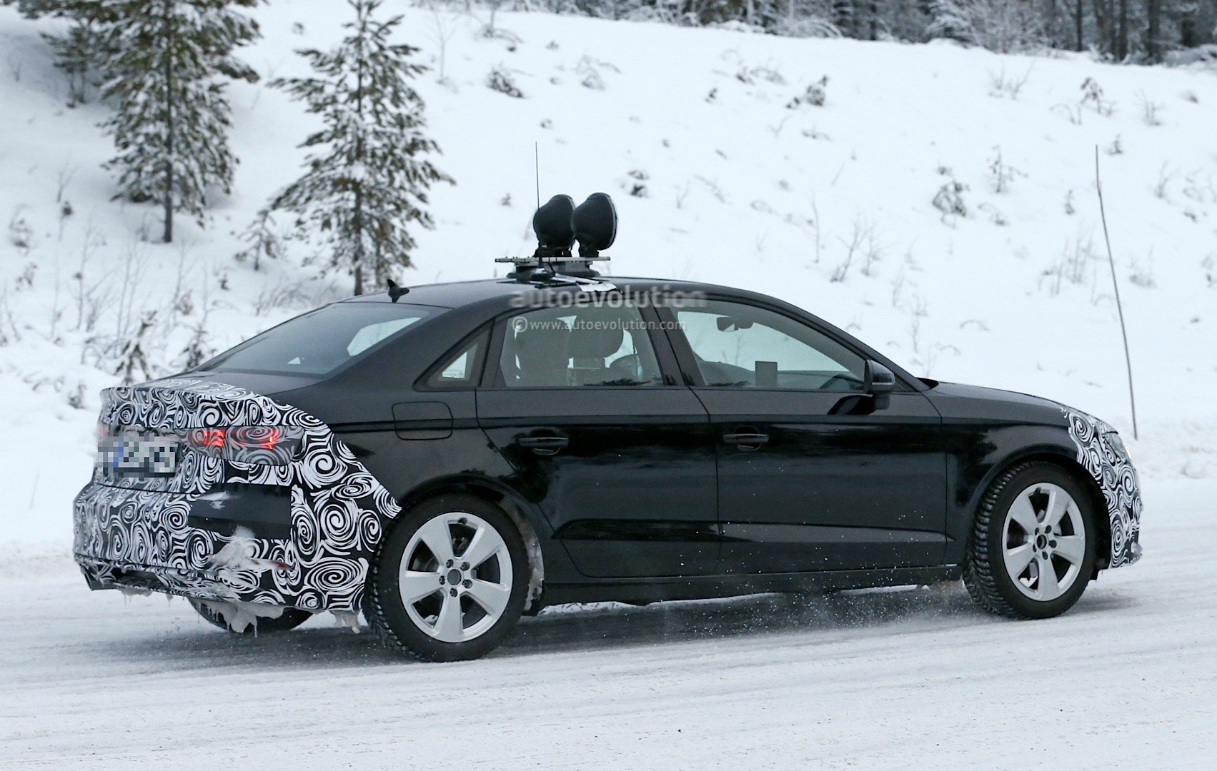 2016 Audi A3 Sedan Facelift Spied for the First Time Starts 