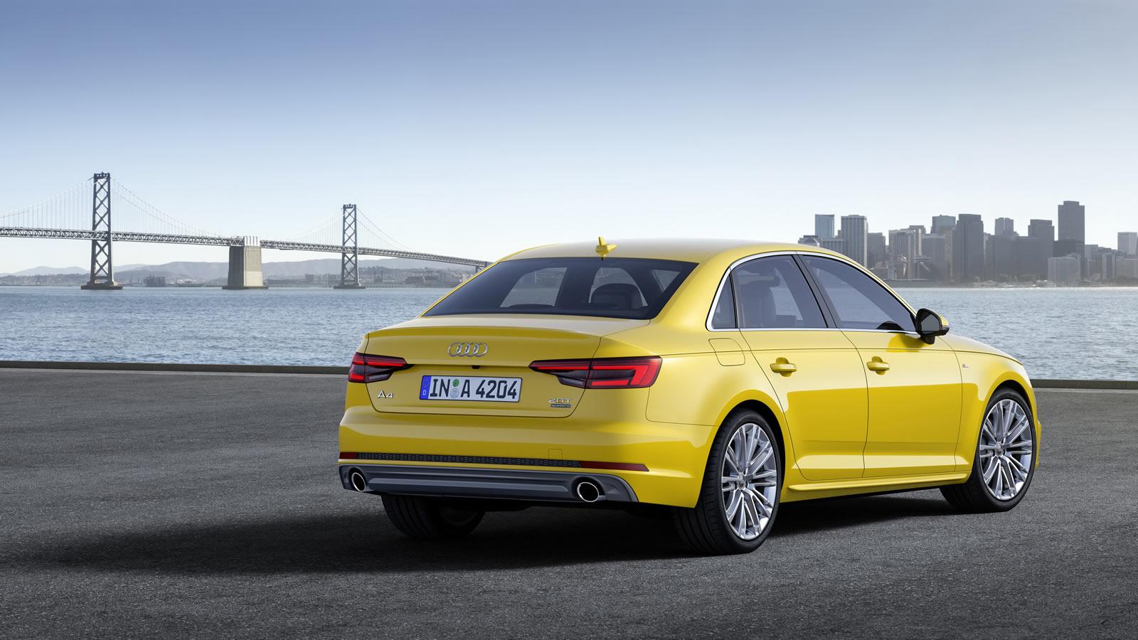 2016 Audi A4 Sedan Revealed with 120 Kg Weight Loss and