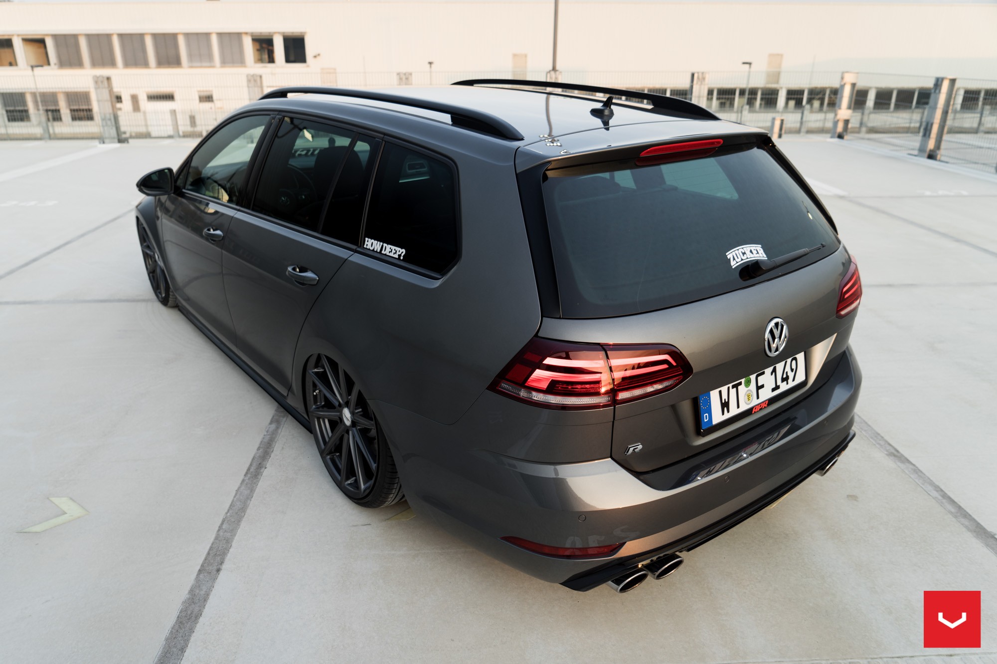2017 Golf R Variant Gets Stanced on Vossen Wheels for Tuning Debut ...
