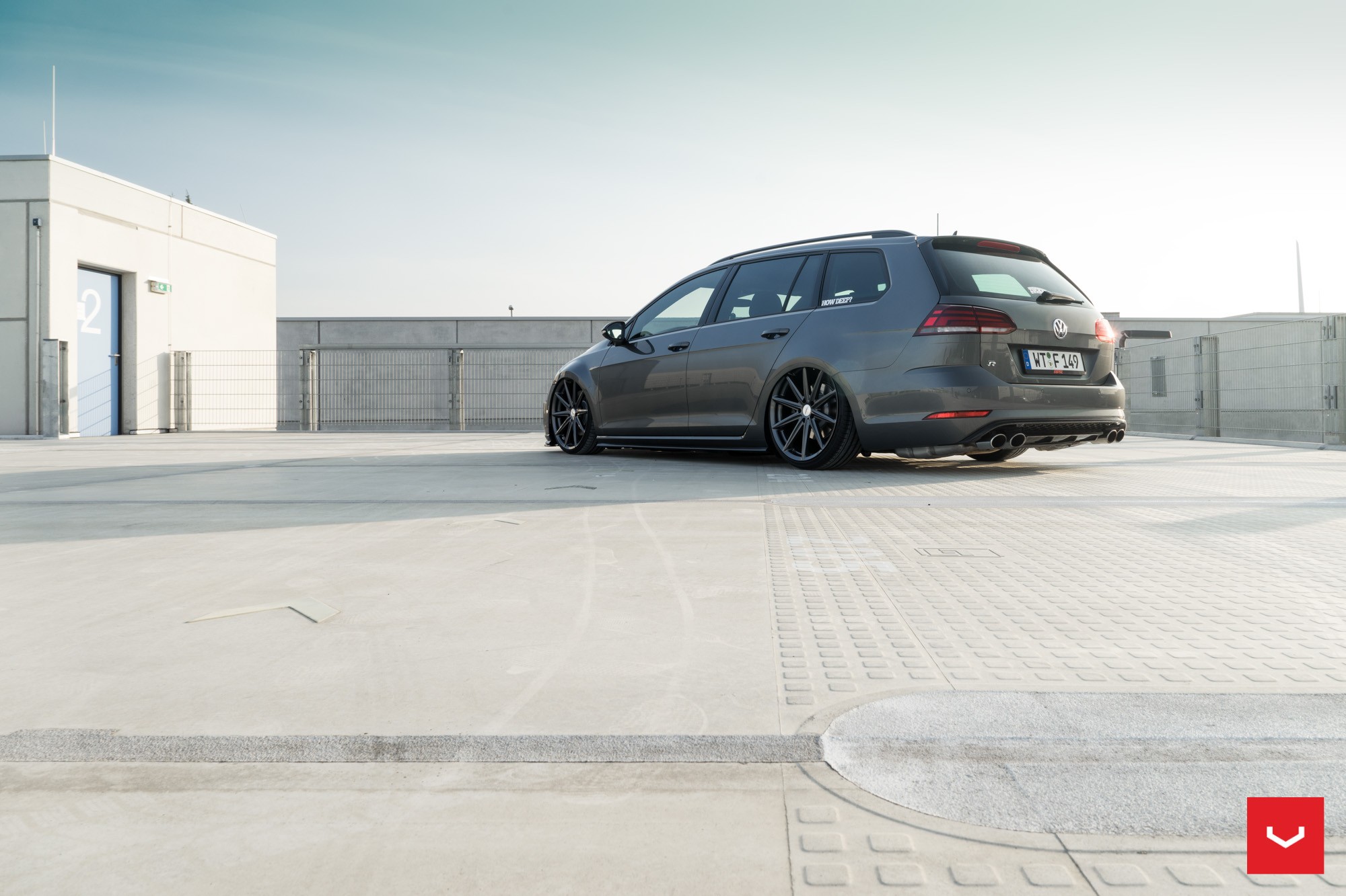 2017 Golf R Variant Gets Stanced on Vossen Wheels for Tuning Debut ...