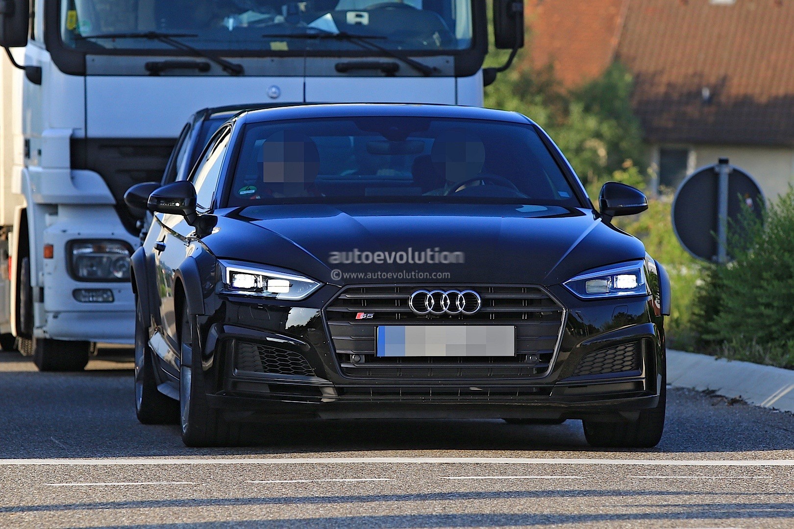 2018 Audi RS5 Coupe Test Mule Spied in Audi S5 Coupe Overalls 