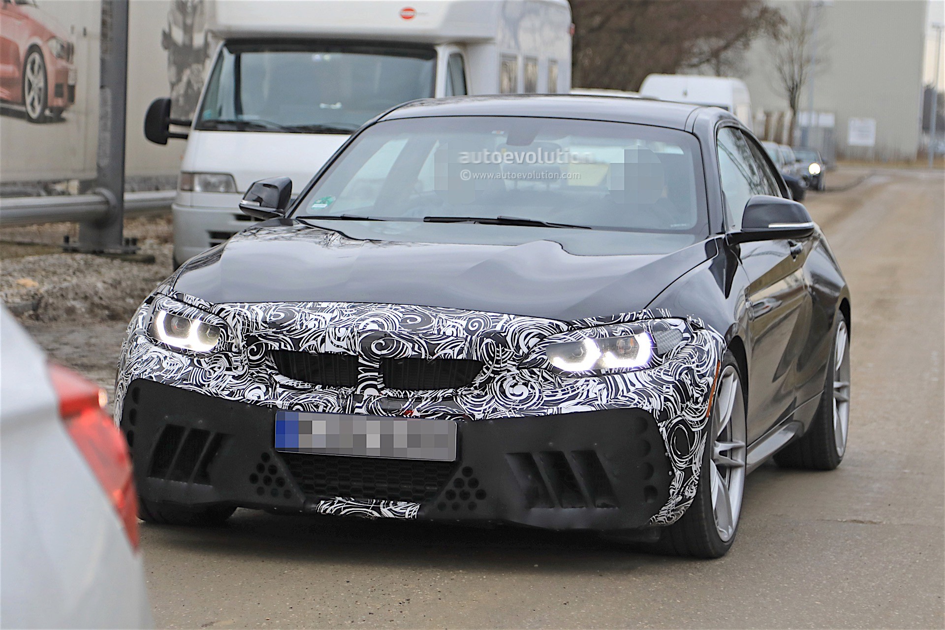 2018 BMW M2 Facelift Spotted Almost Uncovered, Looks As Good As Ever ...