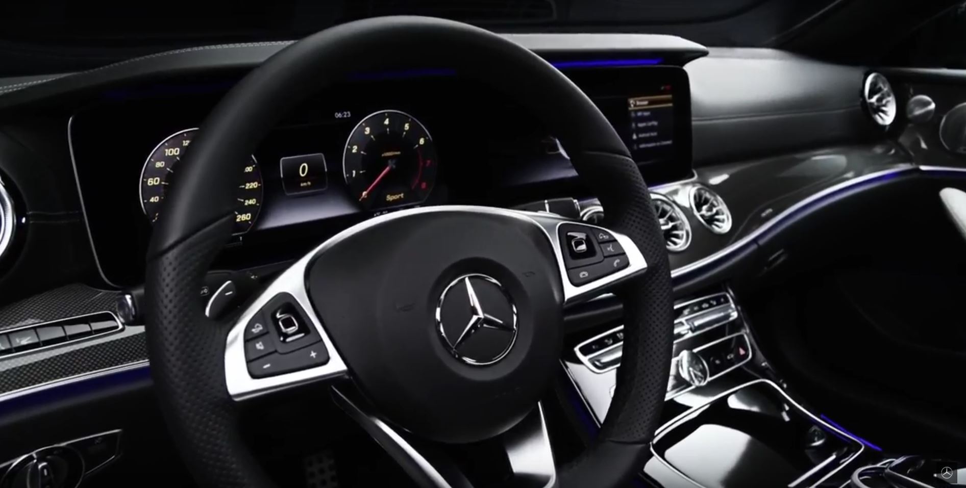2018 Mercedes E Class Coupe Teaser Reveals Interior