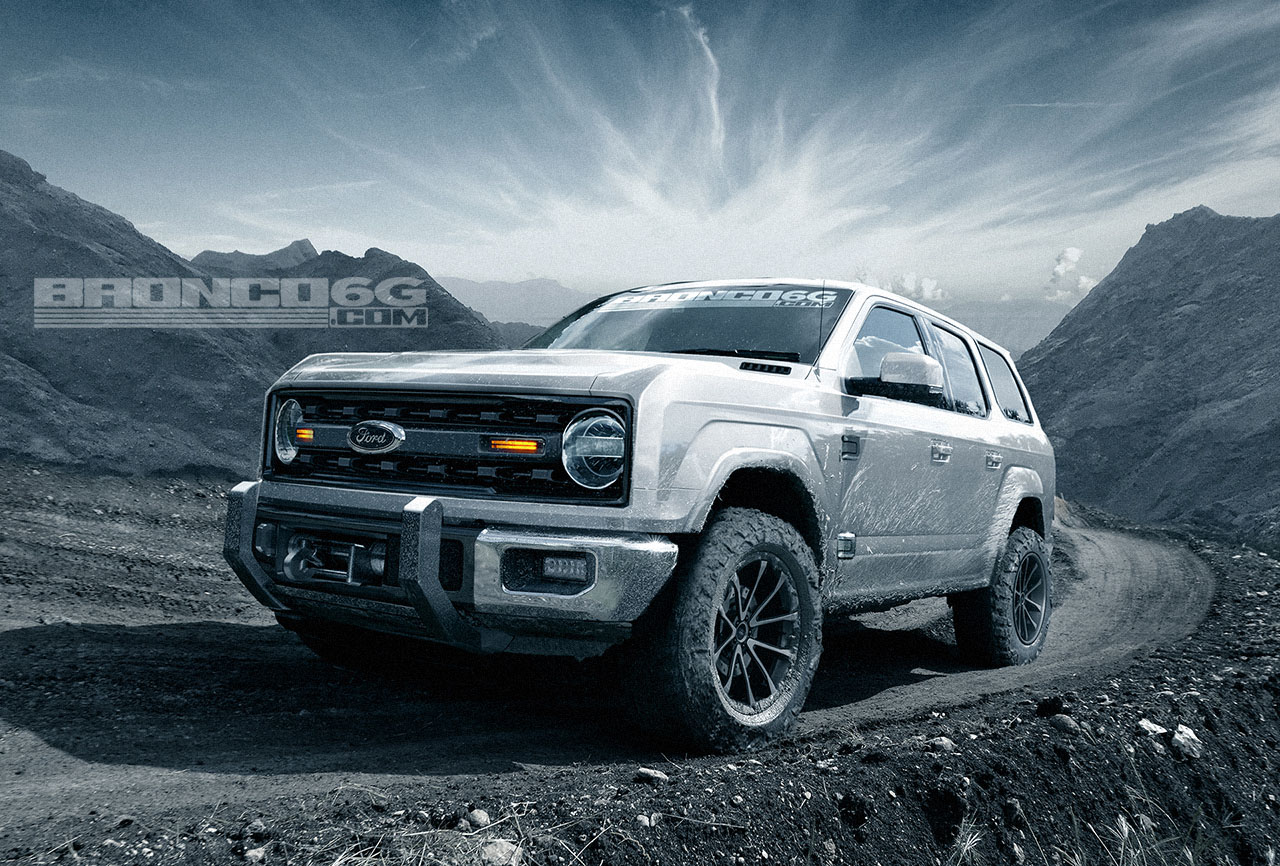 Rendering 2020 Ford  Bronco Four Door SUV Looks Ready to 