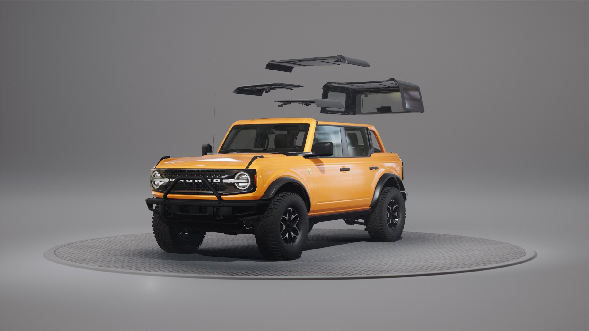2021 Ford Bronco Drops Fenders, Doors, Grille to Show Customization