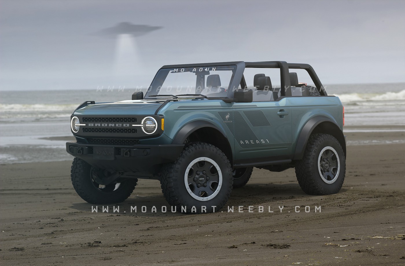 2021 Ford Bronco Rendered In 15 Exterior Colors And With Jurassic