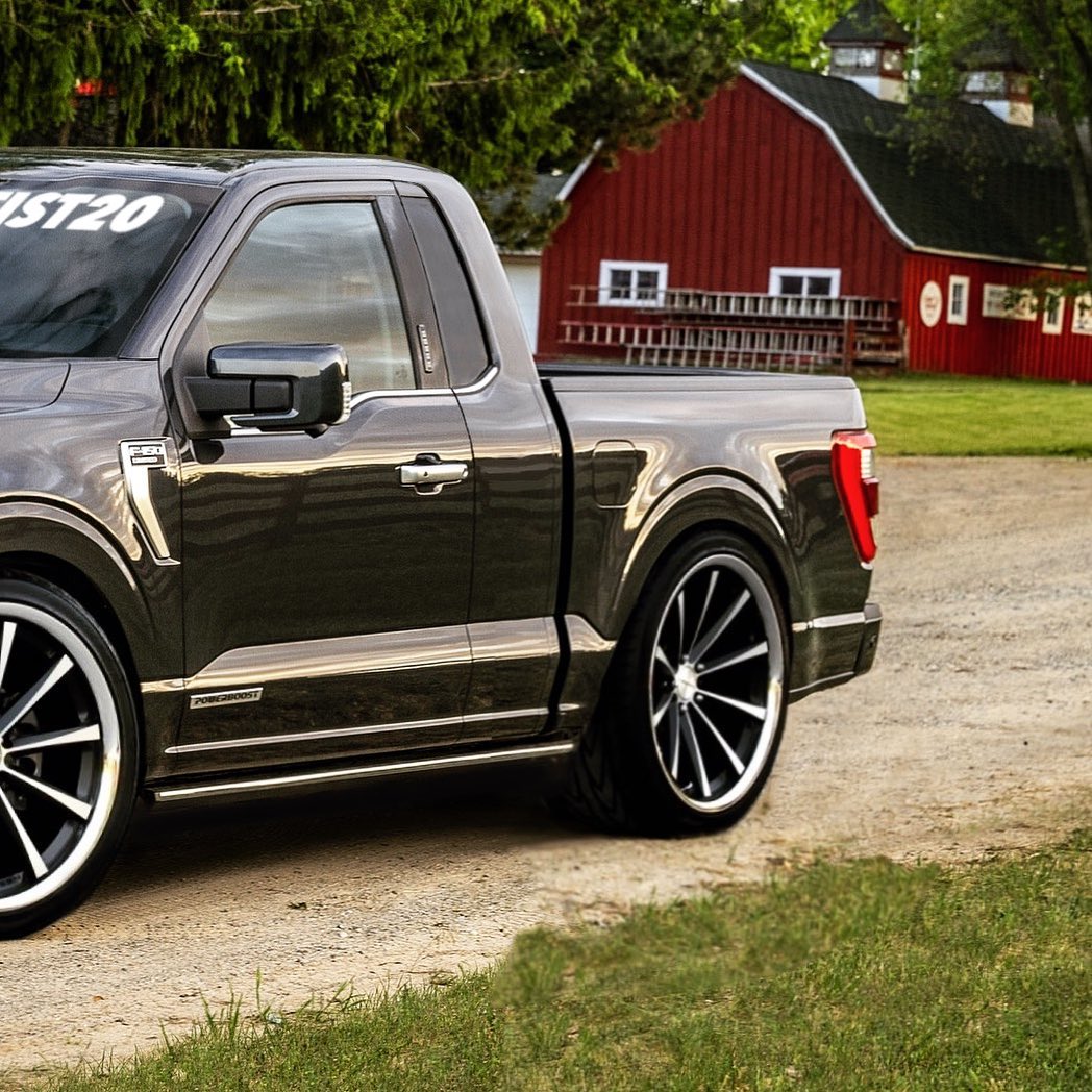 10 Ford F-10 Rendered as Sporty Single Cab, With Lift Kit and