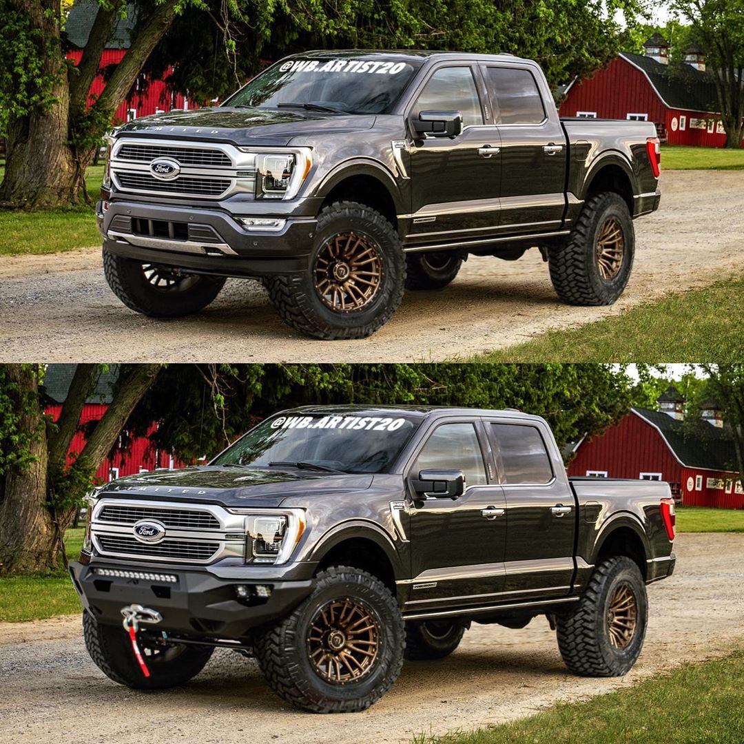 10 Ford F-10 Rendered as Sporty Single Cab, With Lift Kit and