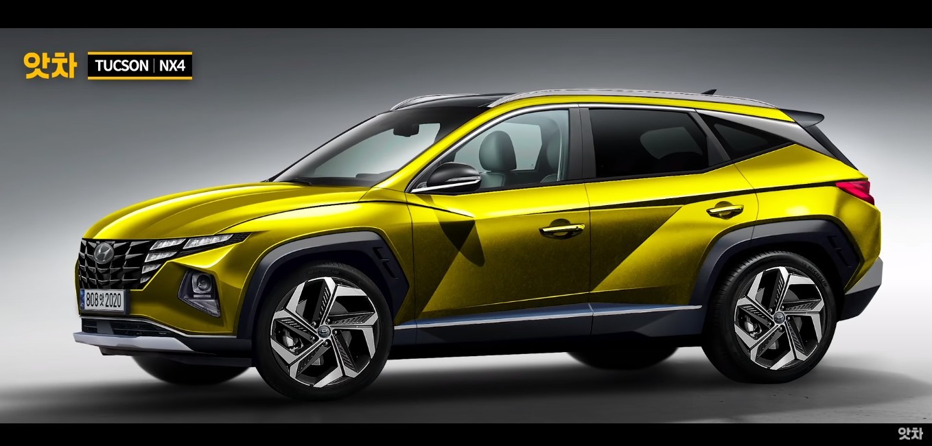 2021 Hyundai Tucson Unofficially Rendered With Entire Color Palette Autoevolution