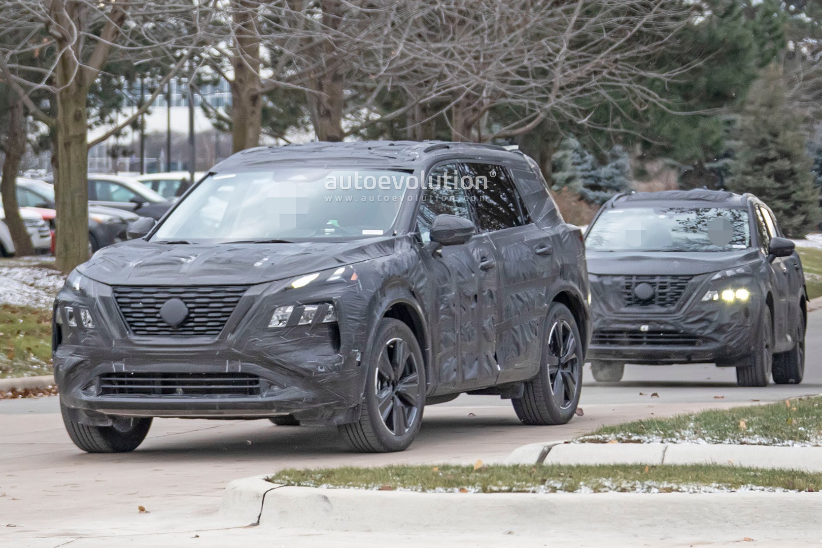 2021 Nissan Rogue Spied With Less Camo Shows Digital