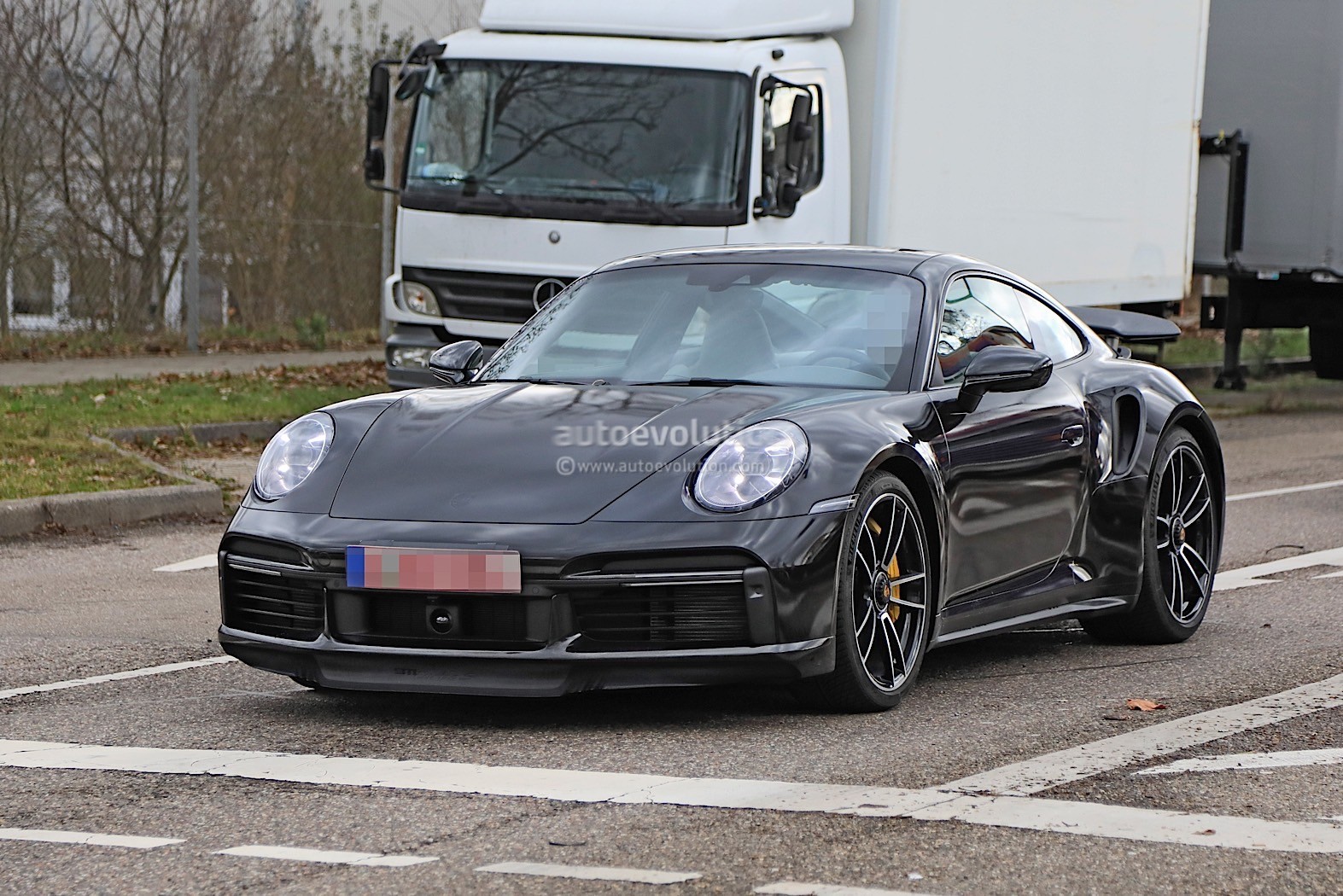 2021 Porsche 911 Turbo S 992 Spied Almost Naked Ahead of 