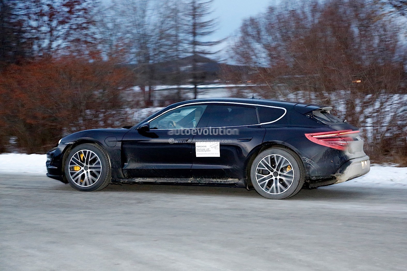 2021 Porsche Taycan Cross Turismo Shows More Skin During Cold-Weather
